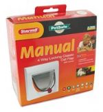 Staywell Manual 4 Way Locking Classic Cat Flap - 900 series